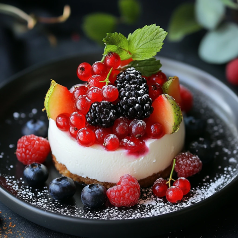 水果拼盘配莓果