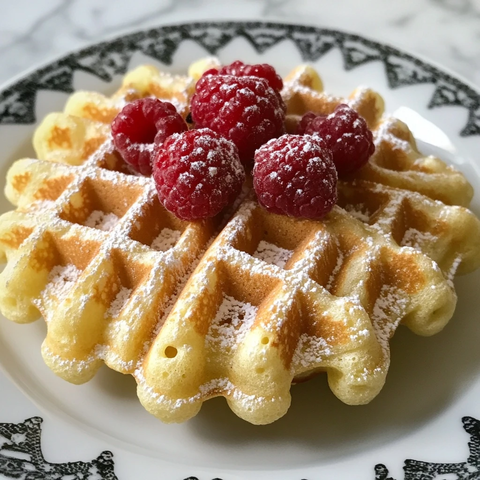 自制玛莎白松饼华夫