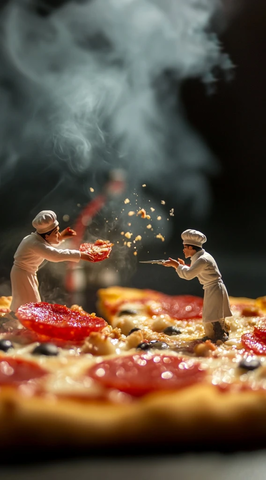 迷你厨师大战披萨