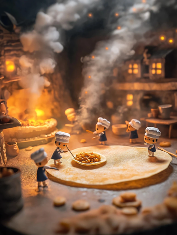 迷你厨师制作巨型玛莎拉多萨