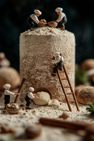 迷你厨师制作复活节蛋糕