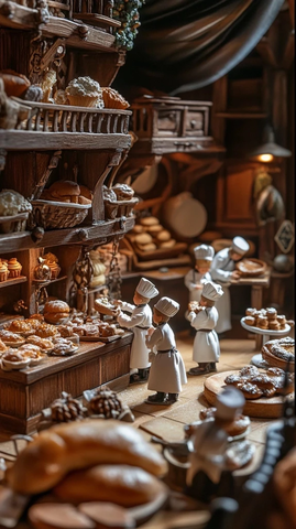 隐藏厨房里的小厨师烘焙