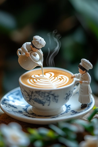 迷你咖啡师制作中式茶饮