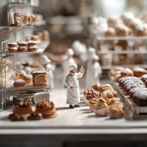 小型面包店制造场景