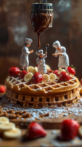 比利时华夫饼与小厨师