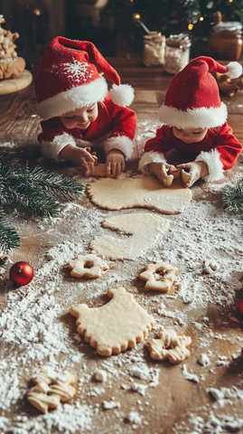 圣诞精灵制作饼干模具