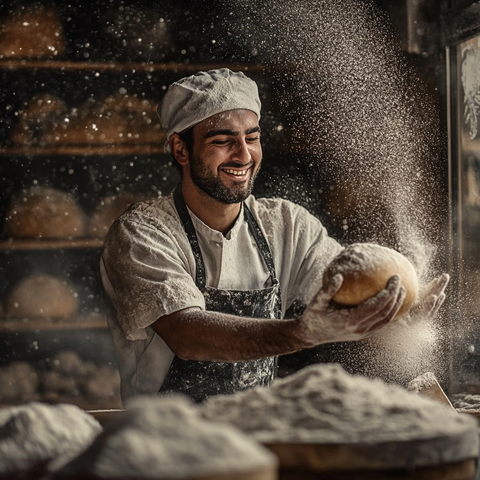 面包师收到经理好评