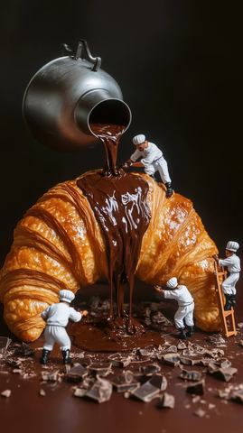 迷你厨师与巨型牛角面包