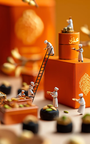 小厨师精致装饰奢华椰枣