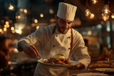 餐厅氛围美食艺术呈现