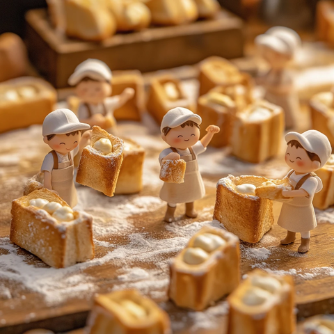微缩面包师建造吐司城市