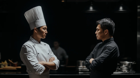 法式厨师对决韩式刀工