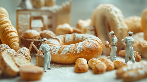 迷你面包师制作新鲜面包