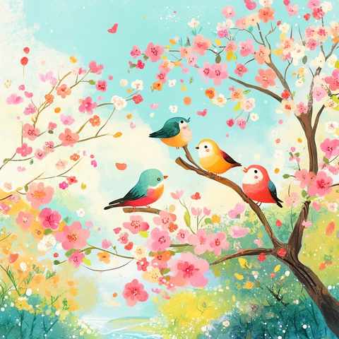 花鸟同庆自然盛会