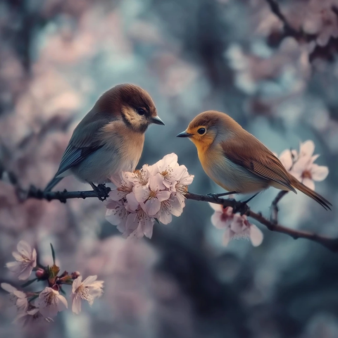 春天来了微信消息传递