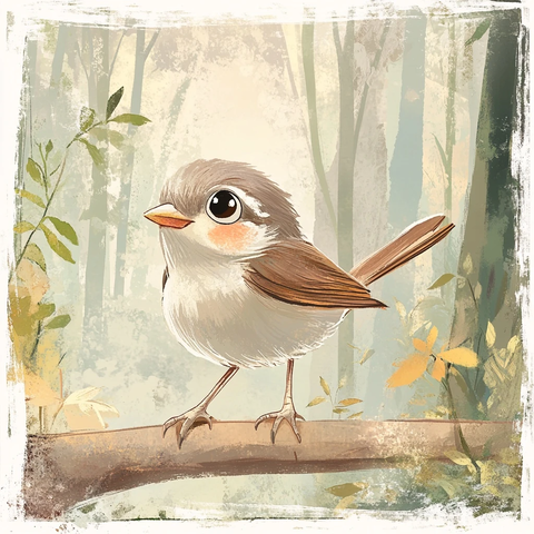 小麻雀森林探险记