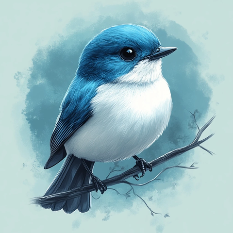 鸟巢与飞鸟图案设计