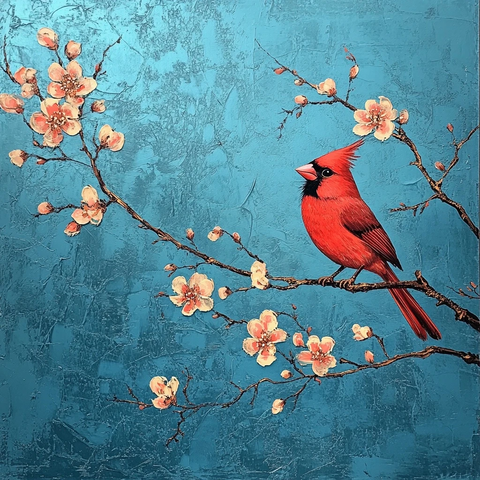 红花枝头红衣主教