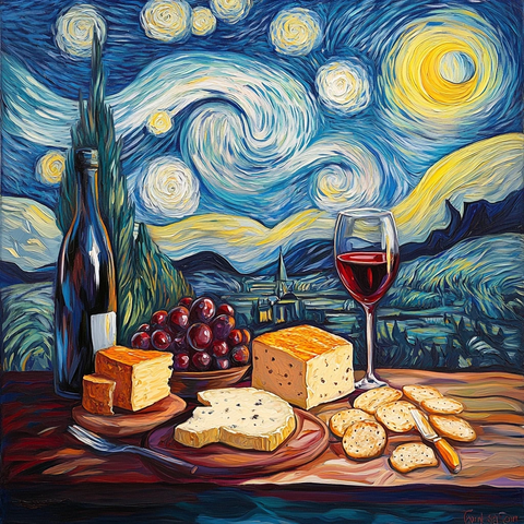 冬至奶酪红酒星空夜宴