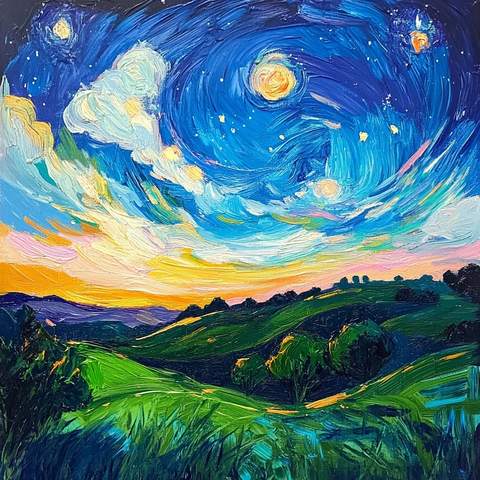 星空下的风景与情感