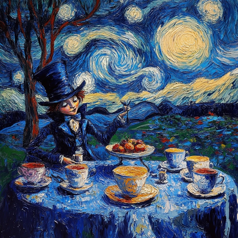 疯狂茶会夜空星辰