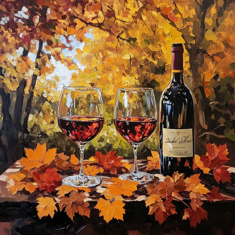 秋叶与新酒的邂逅