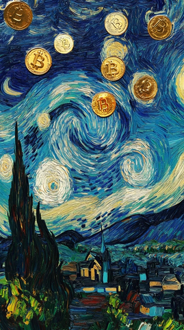 星夜油画数字众筹界面