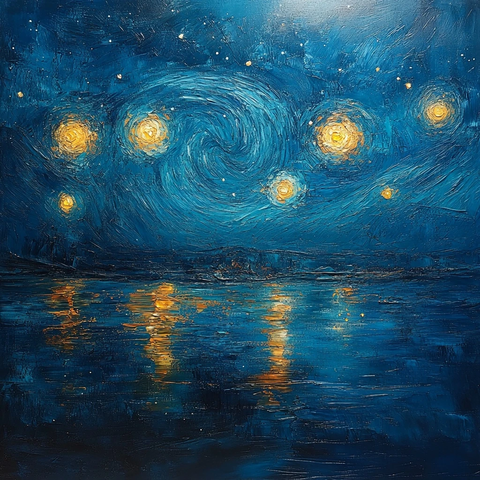 星空纹理模糊背景