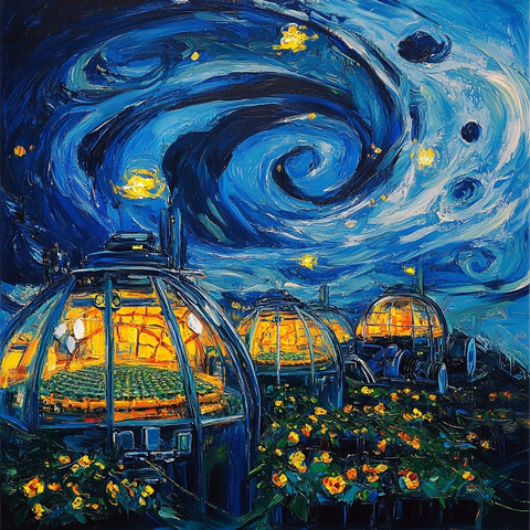 未来农场星夜绿植玻璃屋