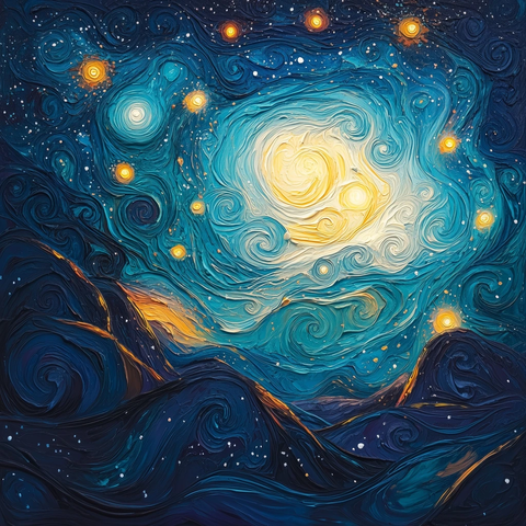 流星划过星空星轨图