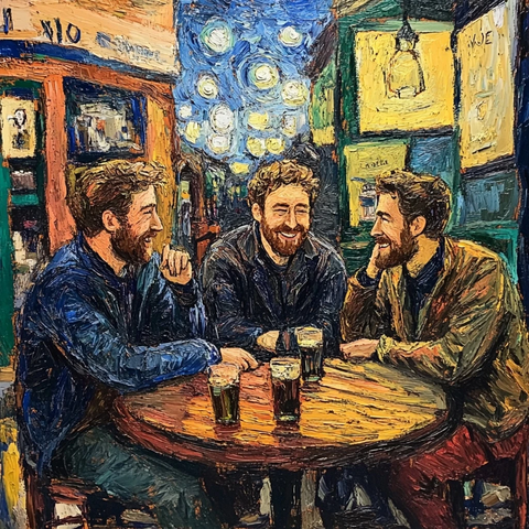 朋友聚会酒吧传统风格