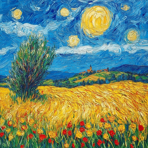 麦田麦穗阳光天空