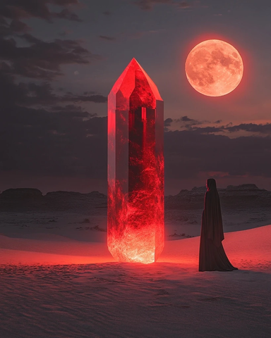 红水晶悬浮红月祭司
