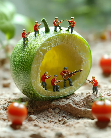 小人乐队番茄半边舞台