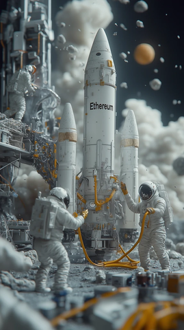 巨型火箭燃料加注