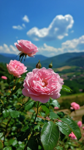 粉色玫瑰的浪漫魅力