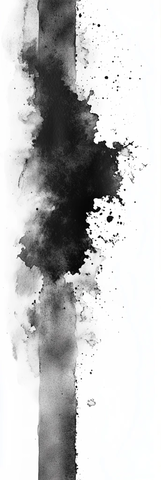 黑白水墨垂直渐变