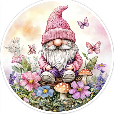 粉色小精灵花园贴纸