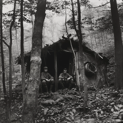 森林小屋中的抵抗者