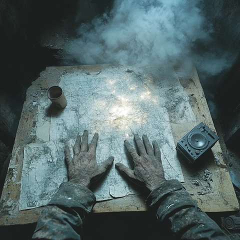 战地图与颤抖的手