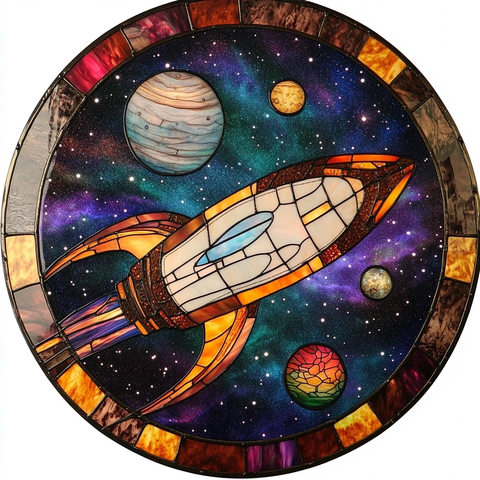 太空船驶向星际探索