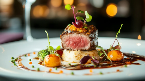 艺术摆盘精致美食