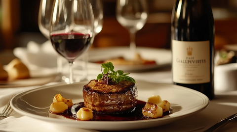 法式料理与柏图斯红酒的邂逅