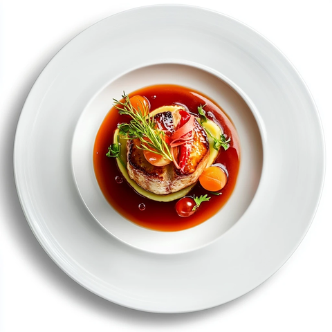 圆盘中的米其林星级料理