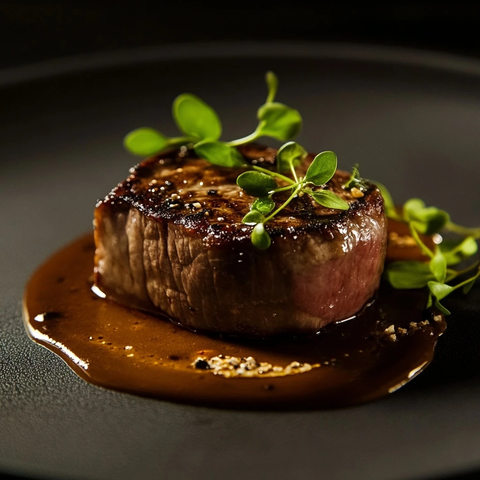 牛排菜品展示盘