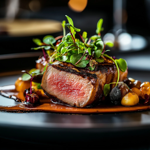 培育肉美食与分子料理