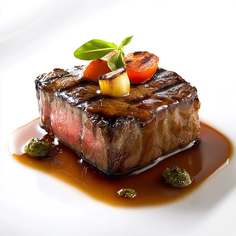 铁板牛排焦糖美食摄影