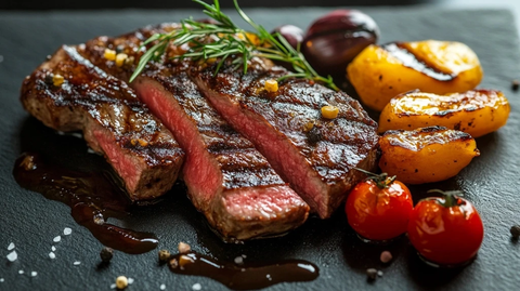 牛排餐盘视觉效果展示