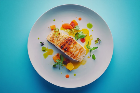 米其林星级主菜摆盘