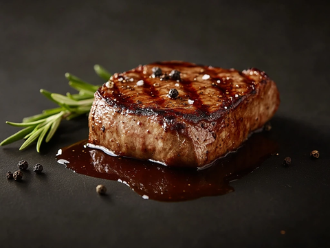 牛排配迷迭香黑胡椒